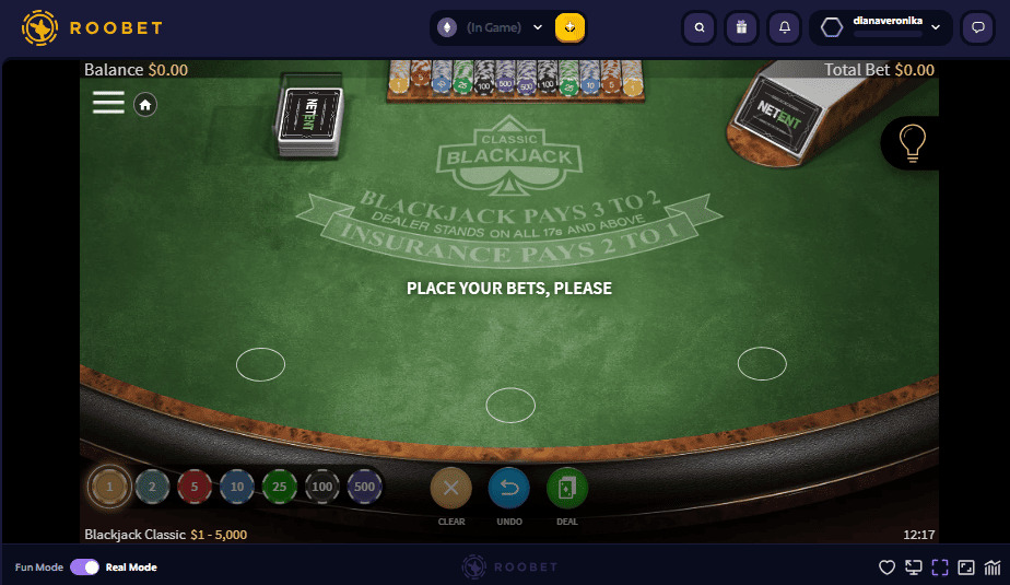 Torneios de Blackjack