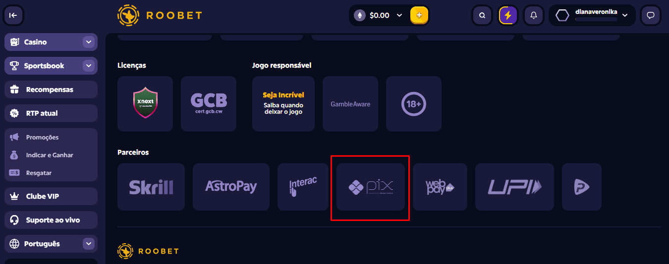 Os depósitos no Pix 