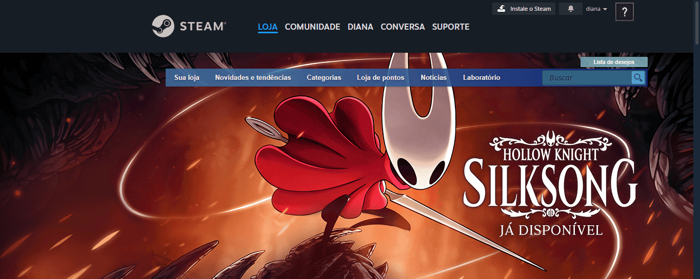 Mercado da Comunidade Steam