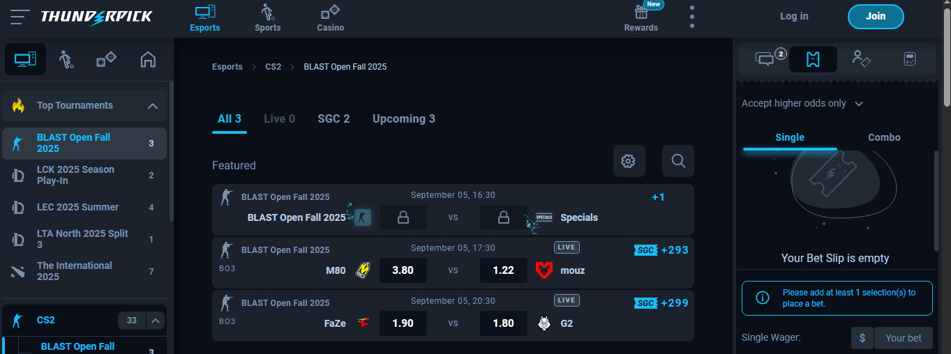 Sites de Apostas de CS2