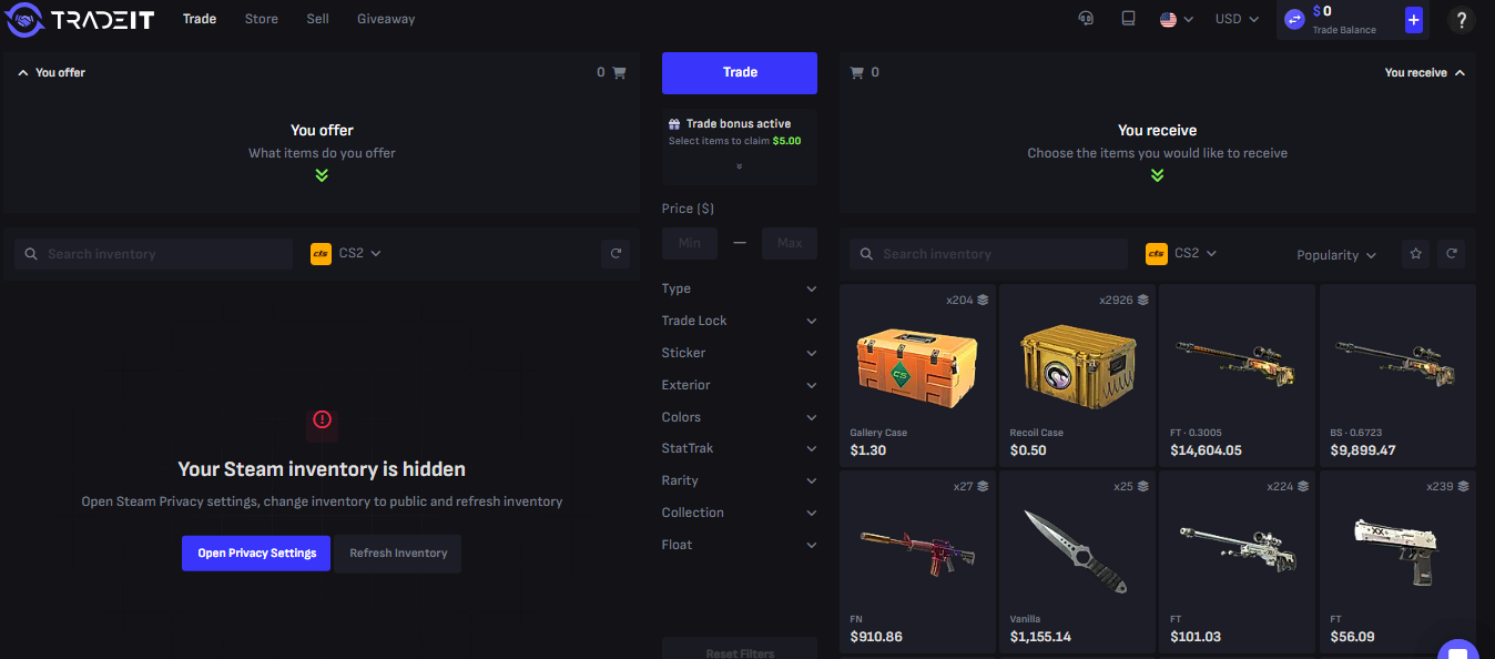 Melhores Sites de Troca de Skins